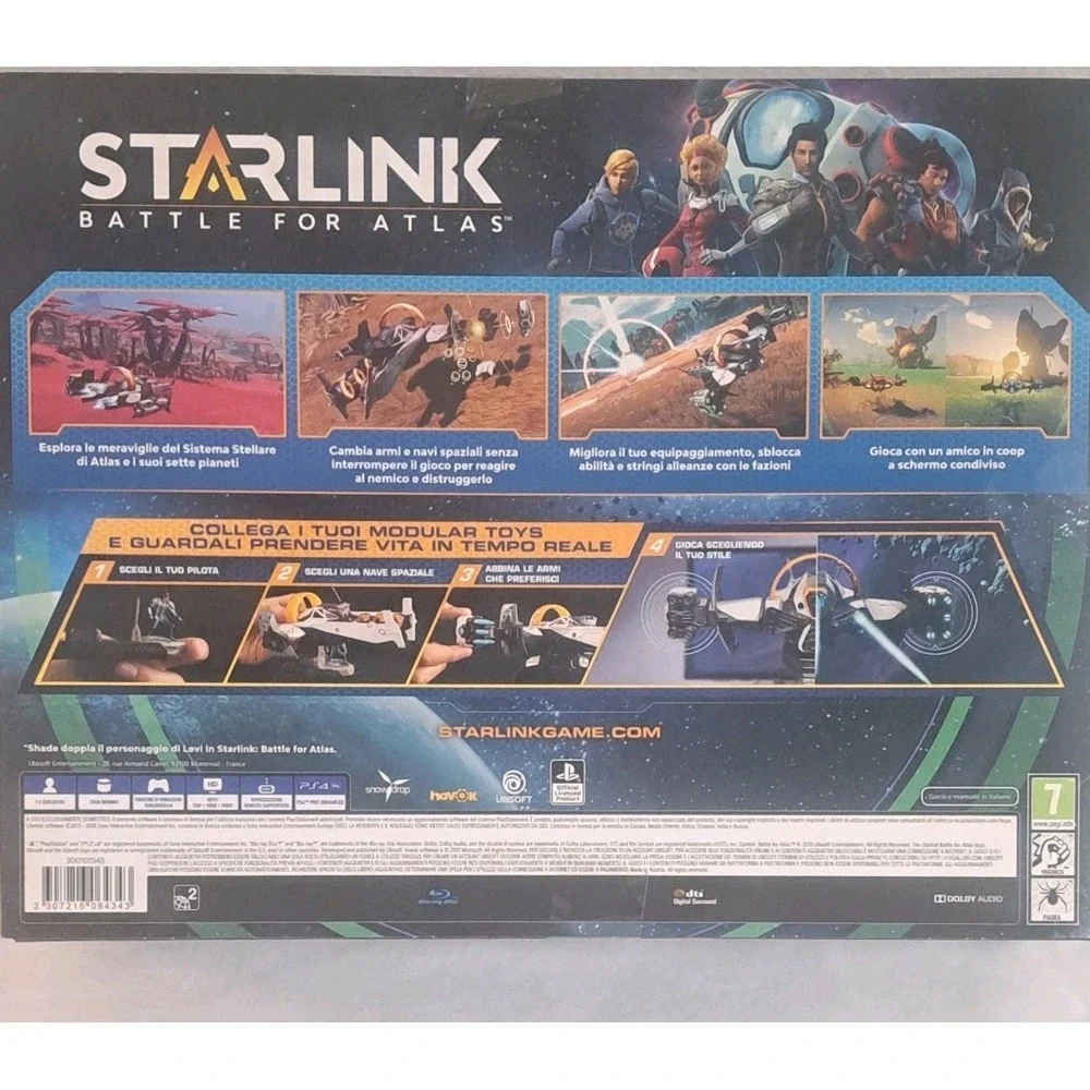 Starlink Battle for Atlas Starter Pack PS4 Complete Ship Pilot Weapons Ubisoft